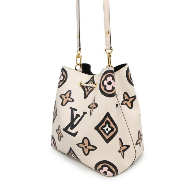 ルイヴィトン ショルダーバッグ モノグラム・ワイルドアットハート ネオノエ M45822 LOUIS VUITTON