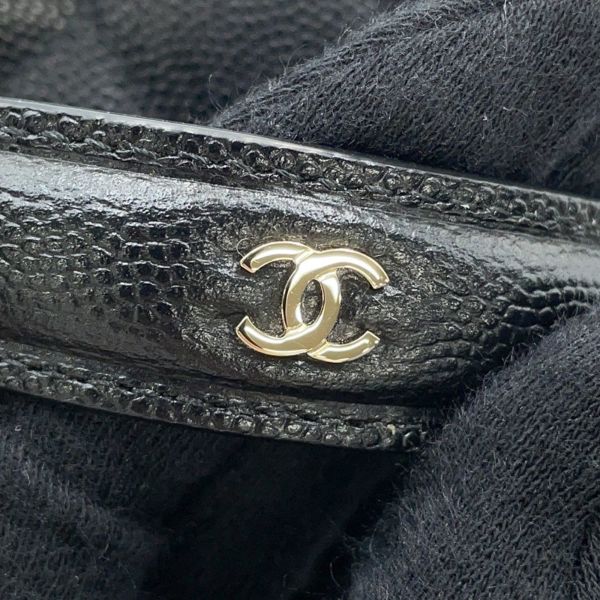 シャネル チェーンショルダーバッグ マトラッセ ココマーク ヴァニティケース キャビアスキン AP4404 CHANEL 黒 バニティ