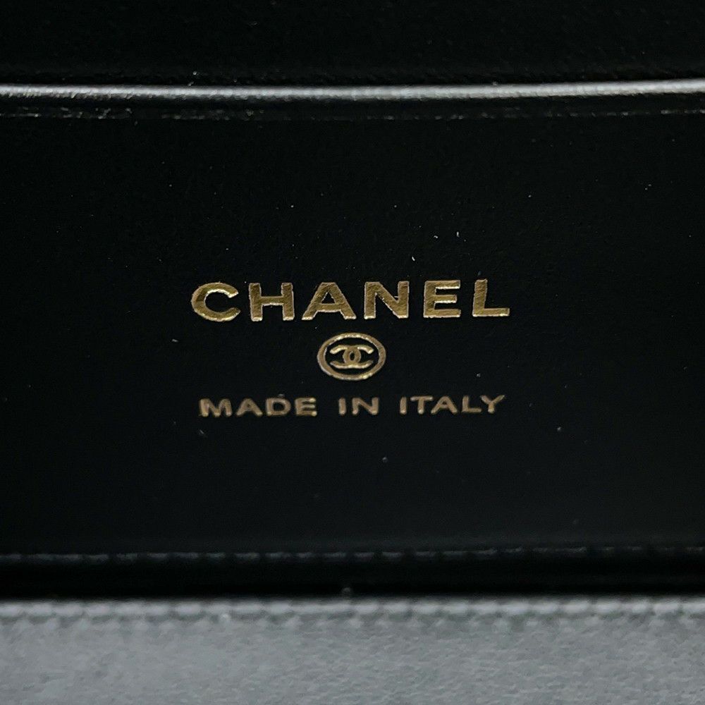 シャネル チェーンショルダーバッグ マトラッセ ココマーク ヴァニティケース キャビアスキン AP4404 CHANEL 黒 バニティ