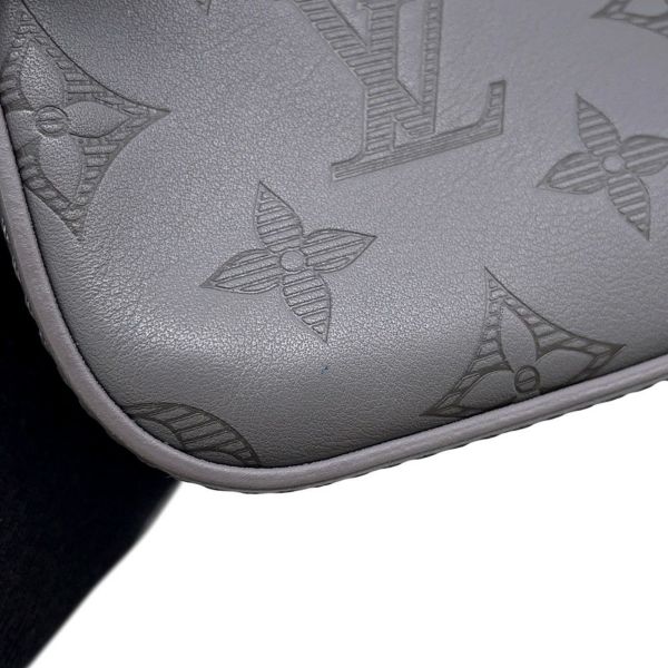 ルイヴィトン ショルダーバッグ モノグラム・シャドウ デュオ・メッセンジャー M46104 LOUIS VUITTON メンズ