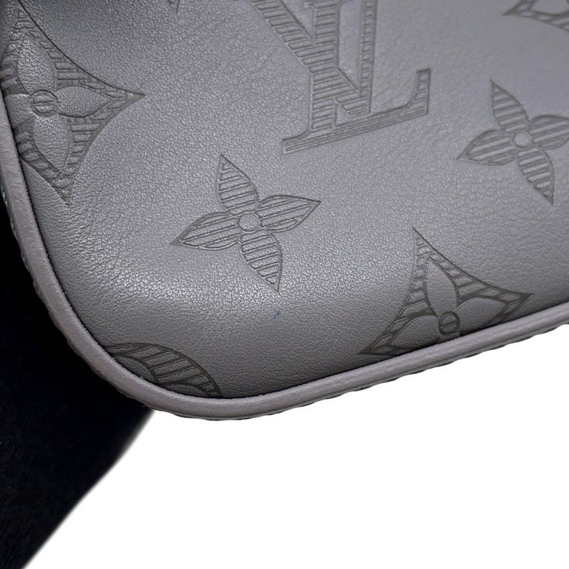 ルイヴィトン ショルダーバッグ モノグラム・シャドウ デュオ・メッセンジャー M46104 LOUIS VUITTON メンズ