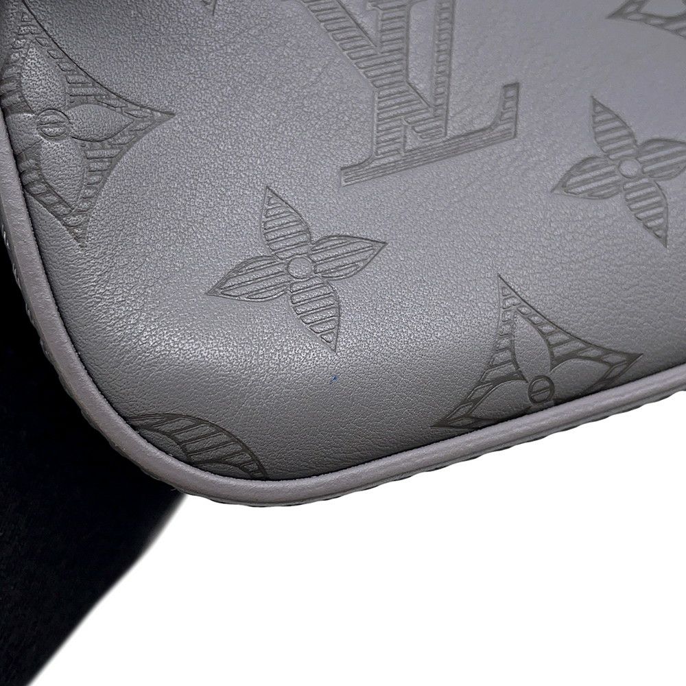 ルイヴィトン ショルダーバッグ モノグラム・シャドウ デュオ・メッセンジャー M46104 LOUIS VUITTON メンズ