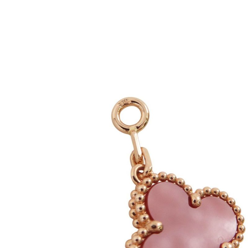 ヴァンクリーフ＆アーペル ブレスレット ヴィンテージ アルハンブラ ブレスレット 5モチーフ カーネリアン ギヨシェ K18PG VCARP7RP00