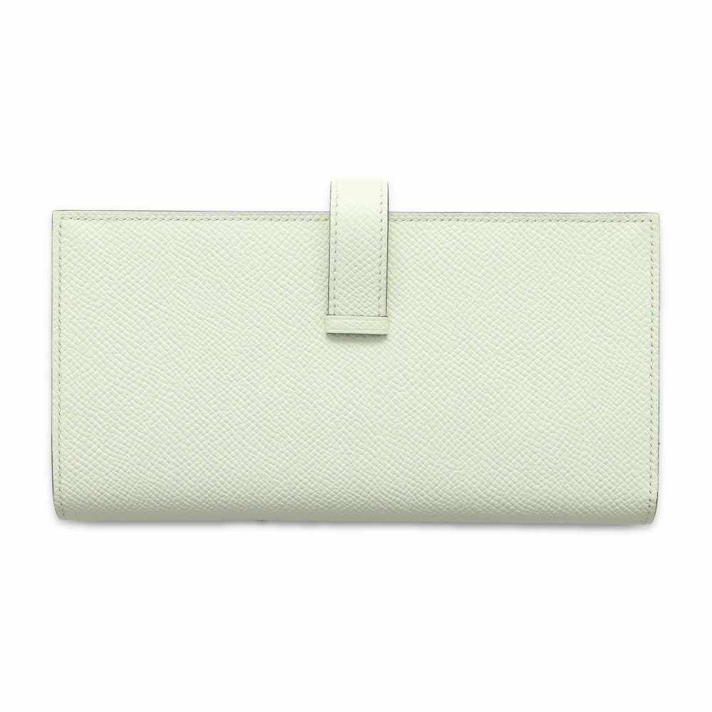 エルメス 長財布 ベアンスフレ マチ有り ヴェールフィズ/シルバー金具 ヴォーエプソン B刻印