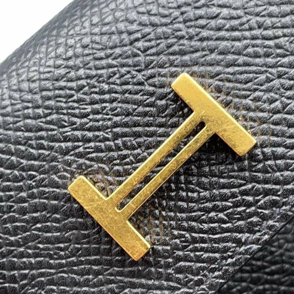 エルメス 4連キーケース ベアン ブラック/ゴールド金具 ヴォーエプソン T刻印 HERMES キーケース 黒