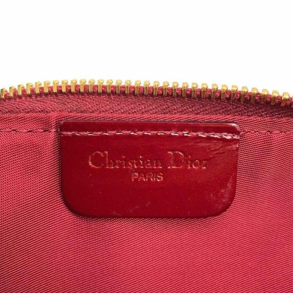 クリスチャン・ディオール ハンドバッグ オブリーグ パテント Christian Dior サドルバッグ ショルダー