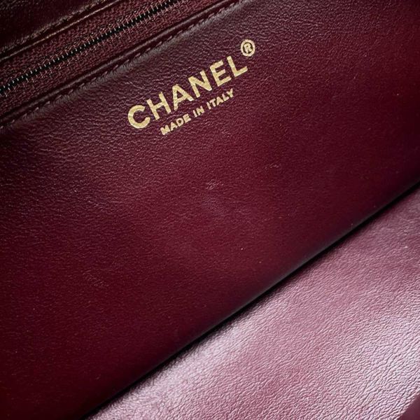 シャネル ハンドバッグ マトラッセ ココマーク ボーリングバッグ ラムスキン CHANEL 2wayショルダーバッグ