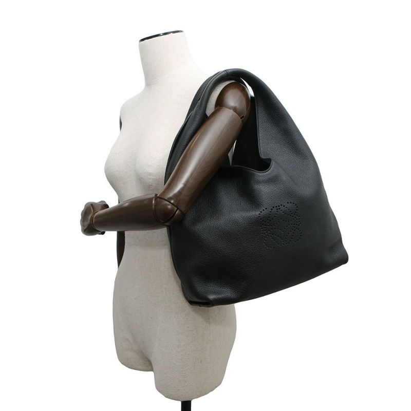 ロエベ ショルダーバッグ アナグラム デュナス スモール 386.79.H43 LOEWE 黒