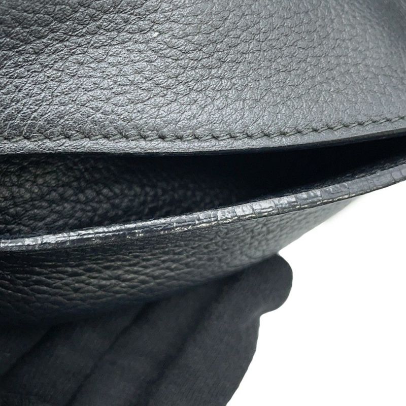 ロエベ ショルダーバッグ アナグラム デュナス スモール 386.79.H43 LOEWE 黒