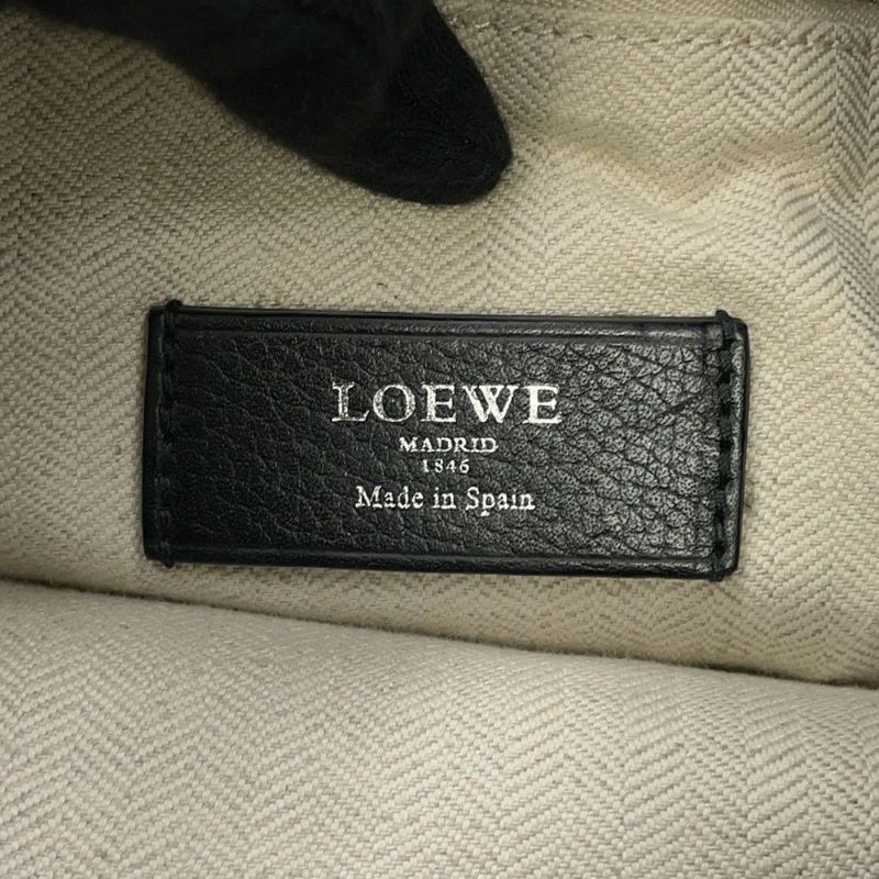 ロエベ ショルダーバッグ アナグラム デュナス スモール 386.79.H43 LOEWE 黒