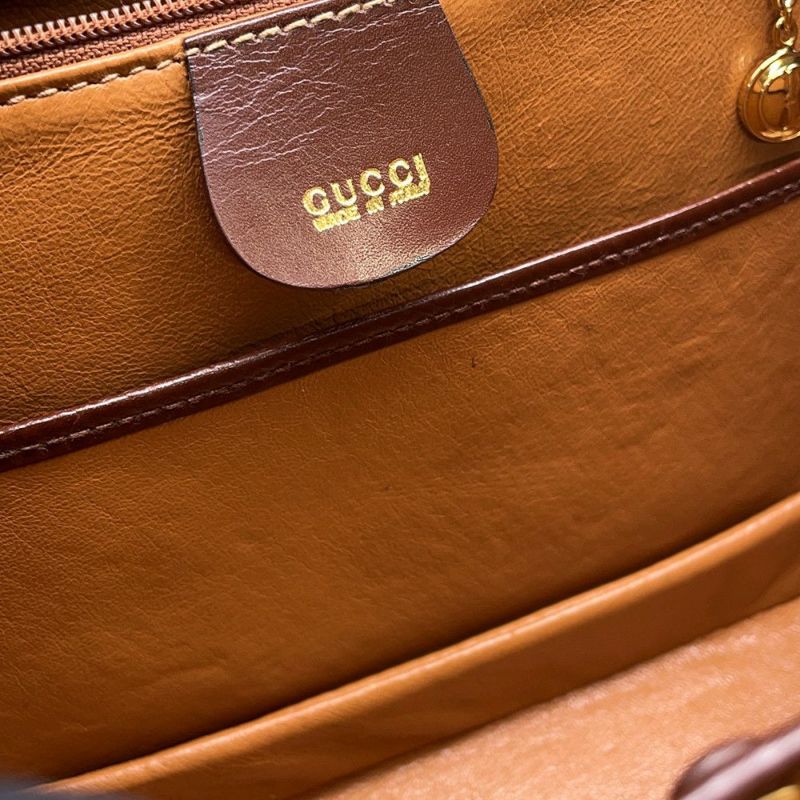 グッチ ハンドバッグ バンブー レザー 000・2113 GUCCI 2wayショルダー
