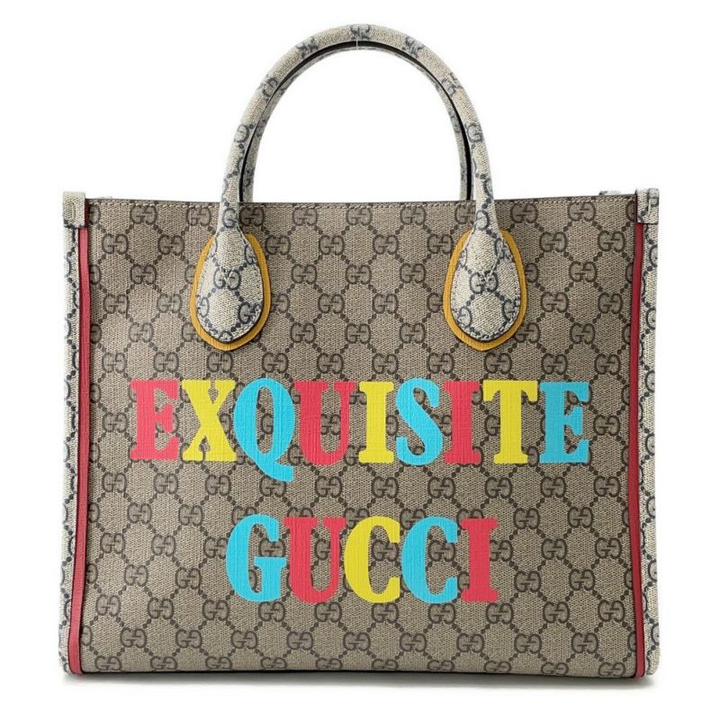 グッチ トートバッグ GGスプリーム EXQUISITE GUCCI PVC 680956 GUCCI