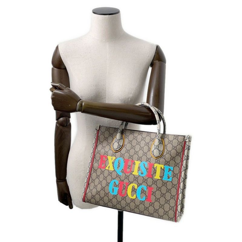 グッチ トートバッグ GGスプリーム EXQUISITE GUCCI PVC 680956 GUCCI