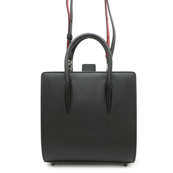 【極美品】クリスチャンルブタン　ハンドバッグ　2way　パネトーネ　レザー　黒 楽天市場】Christian Louboutin クリスチャンルブタン