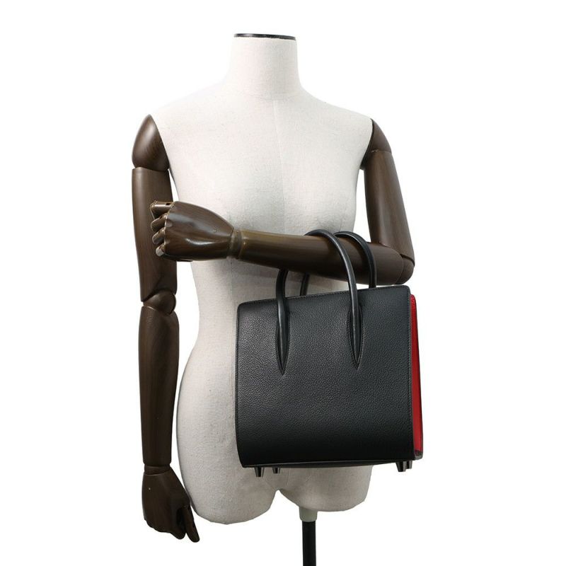 クリスチャン・ルブタン ハンドバッグ パロマ スモール レザー パテント 3175110 Christian Louboutin 2way 黒