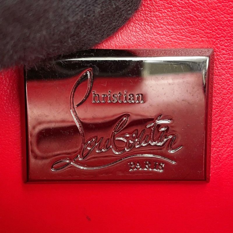 クリスチャン・ルブタン ハンドバッグ パロマ スモール レザー パテント 3175110 Christian Louboutin 2way 黒