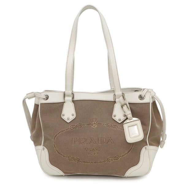 希少✨ PRADA プラダ リュック バックパック ジャガード キャンバス キャンバス PRADA(プラダ) バックパック・リュック(レディース
