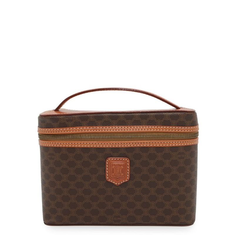 セリーヌ ハンドバッグ マカダム バニティバッグ CELINE ヴァニティバッグ