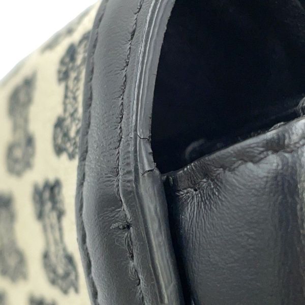 セリーヌ ショルダーバッグ ティーン トリオンフ キャンバス 188882 CELINE 黒