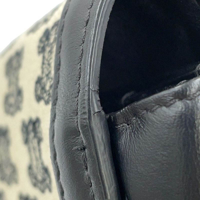 セリーヌ ショルダーバッグ ティーン トリオンフ キャンバス 188882 CELINE 黒