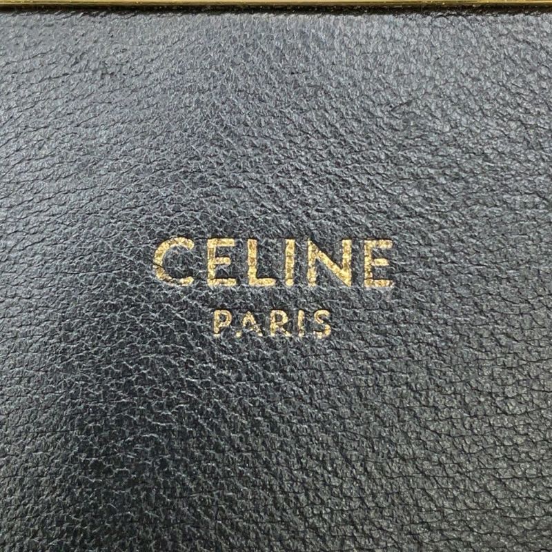セリーヌ ショルダーバッグ ティーン トリオンフ キャンバス 188882 CELINE 黒