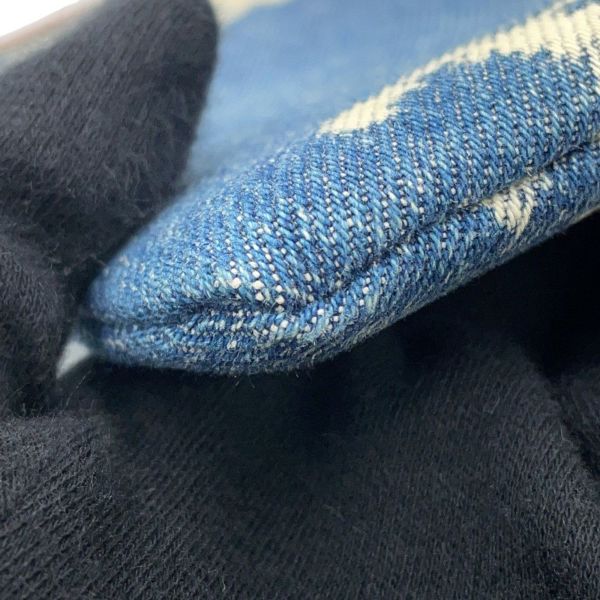 セリーヌ クラッチバッグ トリオンフ ストラップ付きスモールポーチ デニム 10J502 CELINE セカンドバッグ