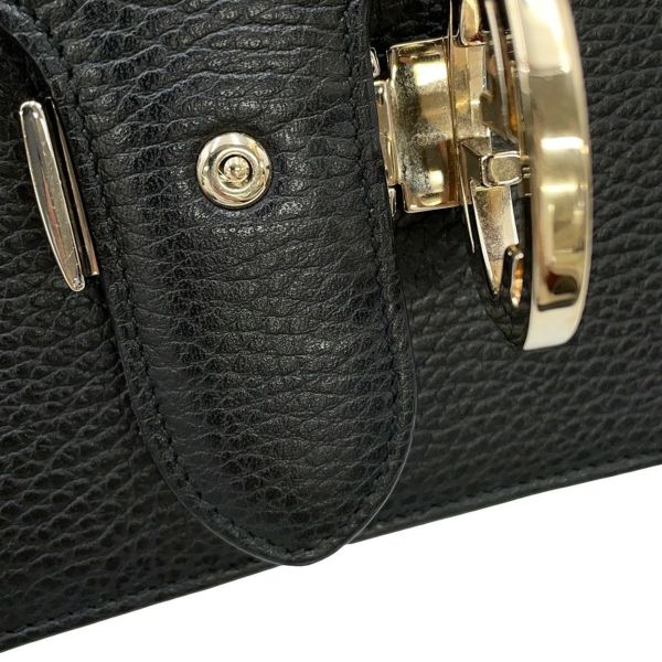 グッチ チェーンショルダーバッグ インターロッキングG 510304 GUCCI アウトレット品 黒