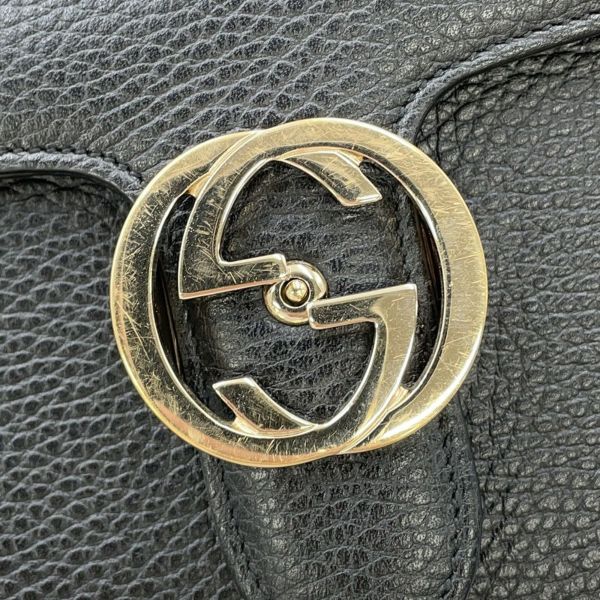グッチ チェーンショルダーバッグ インターロッキングG 510304 GUCCI アウトレット品 黒