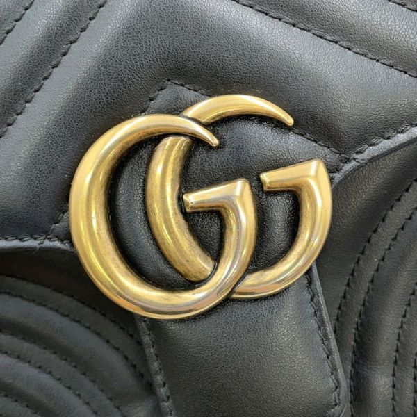 新品同様★GUCCI・シェブロン GGマーモント付 トングサンダル(10) GUCCI トングサンダル