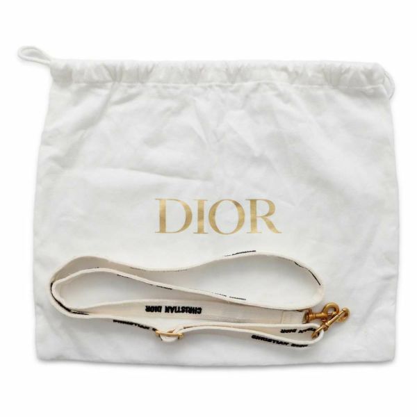 クリスチャン・ディオール トートバッグ ブックトート ミニ Christian Dior バッグ 2way ショルダーバッグ 白