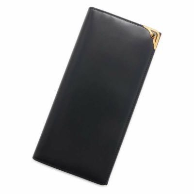 カルティエ　Cartier サファイアライン　長財布　ブラック カルティエ 長財布 サファイアライン レザー Cartier 財布 黒 | 中古