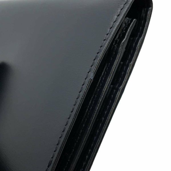 カルティエ 長財布 サファイアライン レザー Cartier 財布 黒 | 中古