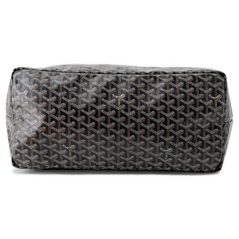 ゴヤール トートバッグ サンルイGM PVC STLOUIGMLTY01CL03P GOYARD ポーチ付き 黒 ブラウン