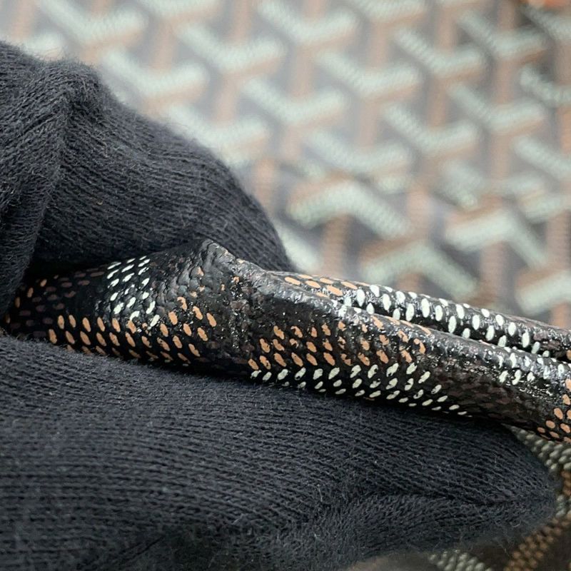 ゴヤール トートバッグ サンルイGM PVC STLOUIGMLTY01CL03P GOYARD ポーチ付き 黒 ブラウン
