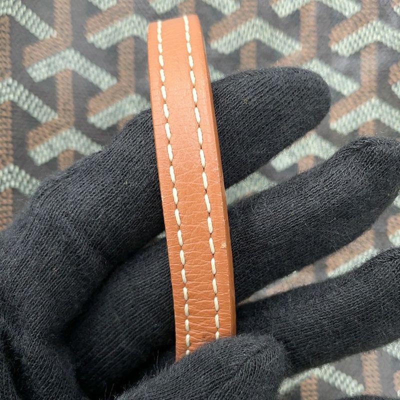 ゴヤール トートバッグ サンルイGM PVC STLOUIGMLTY01CL03P GOYARD ポーチ付き 黒 ブラウン