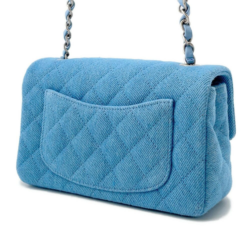 シャネル チェーンショルダーバッグ ココマーク ミニマトラッセ デニム A69900 CHANEL フラップ