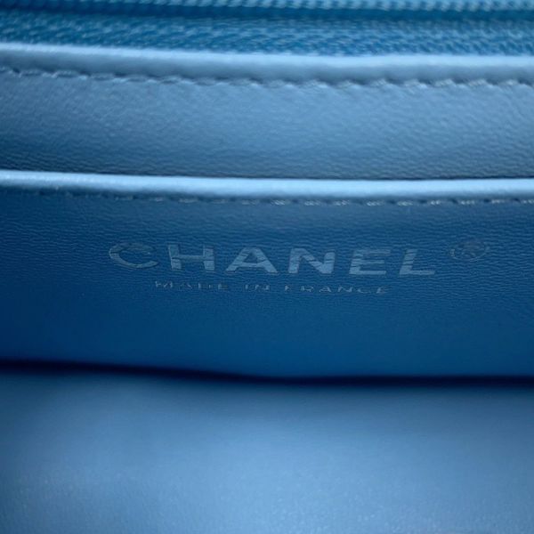 シャネル チェーンショルダーバッグ ココマーク ミニマトラッセ デニム A69900 CHANEL フラップ