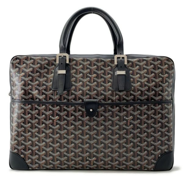 ゴヤール ハンドバッグ アンバサードMM PVC AMBAS2MMLTY01CL01P GOYARD ビジネスバッグ ブリーフケース 黒