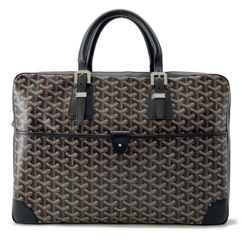 ゴヤール ハンドバッグ アンバサードMM PVC AMBAS2MMLTY01CL01P GOYARD ビジネスバッグ ブリーフケース 黒