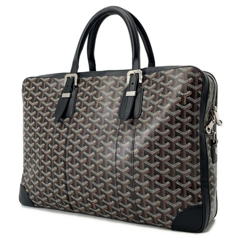 ゴヤール ハンドバッグ アンバサードMM PVC AMBAS2MMLTY01CL01P GOYARD ビジネスバッグ ブリーフケース 黒