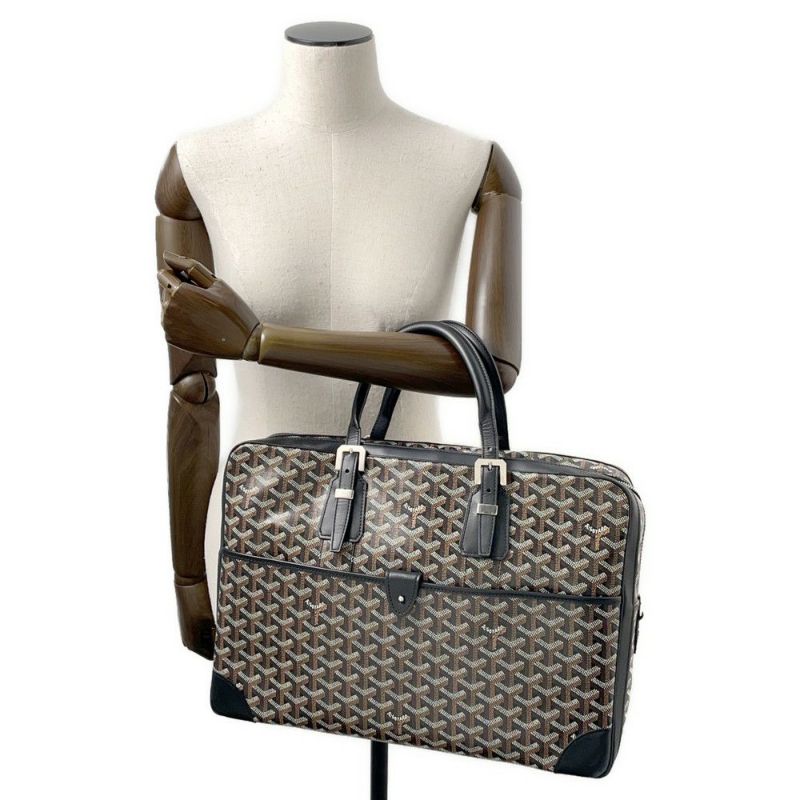 ゴヤール ハンドバッグ アンバサードMM PVC AMBAS2MMLTY01CL01P GOYARD ビジネスバッグ ブリーフケース 黒