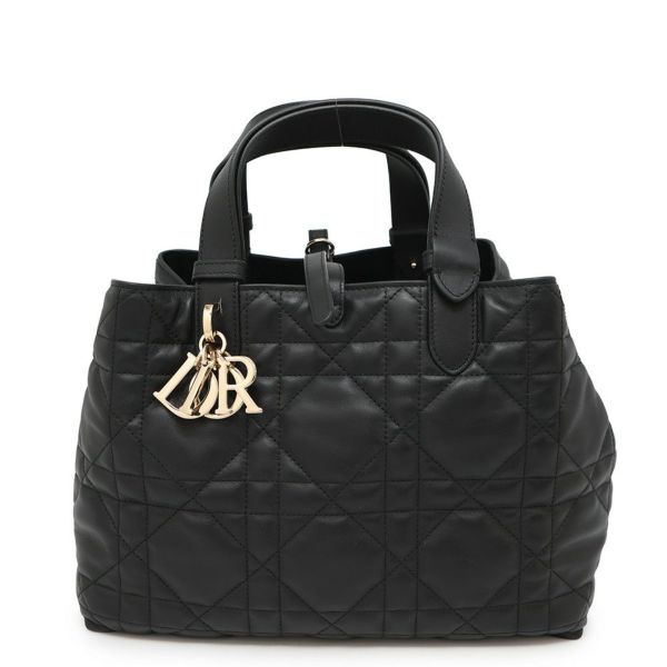 クリスチャン・ディオール ハンドバッグ トゥジュール Toujours ミディアム M2821OSHJ Christian Dior 2way 黒