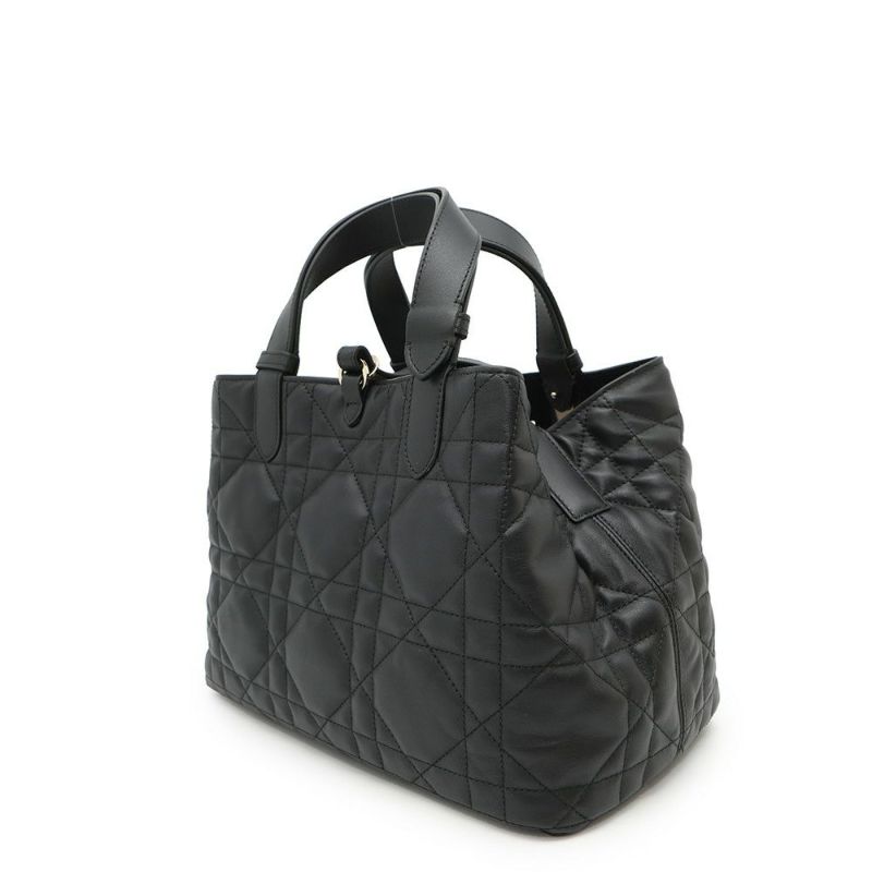クリスチャン・ディオール ハンドバッグ トゥジュール Toujours ミディアム M2821OSHJ Christian Dior 2way 黒