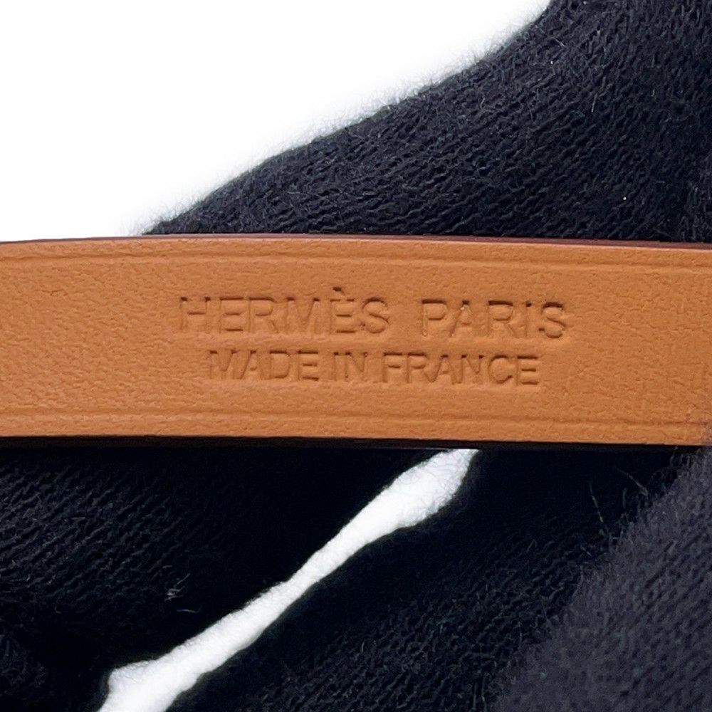 エルメス ブレスレット ミニ・ケリー・ドゥブルトゥール ゴールド/シルバー金具 スイフト B刻印 サイズT2