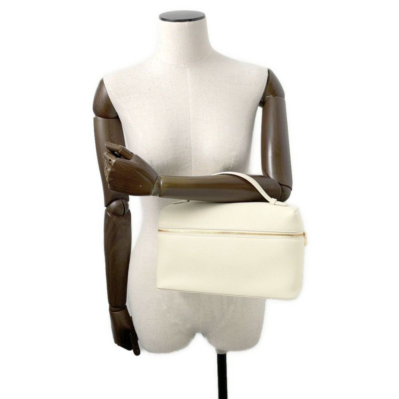 ロロピアーナ ハンドバッグ エクストラポケット L27 カーフレザー FAN4043 Loro Piana 2wayショルダー