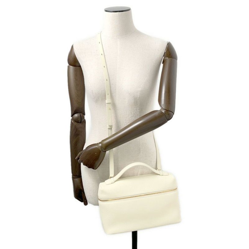 ロロピアーナ ハンドバッグ エクストラポケット L27 カーフレザー FAN4043 Loro Piana 2wayショルダー