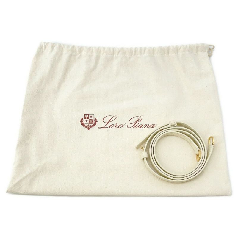ロロピアーナ ハンドバッグ エクストラポケット L27 カーフレザー FAN4043 Loro Piana 2wayショルダー