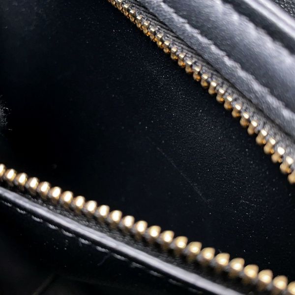 セリーヌ ショルダーバッグ ティーン トリオンフ シャイニーカーフレザー 188423 CELINE 黒