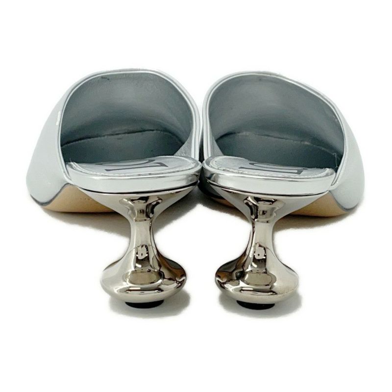 ロエベ ミュール トイ ミュール 45 ラミネートラムスキン LLST379X06 レディースサイズ38 LOEWE 靴