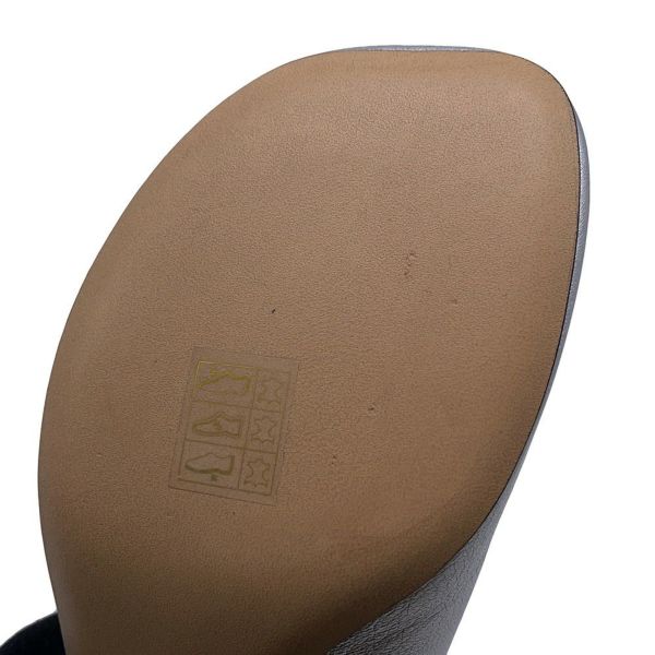 ロエベ ミュール トイ ミュール 45 ラミネートラムスキン LLST379X06 レディースサイズ38 LOEWE 靴